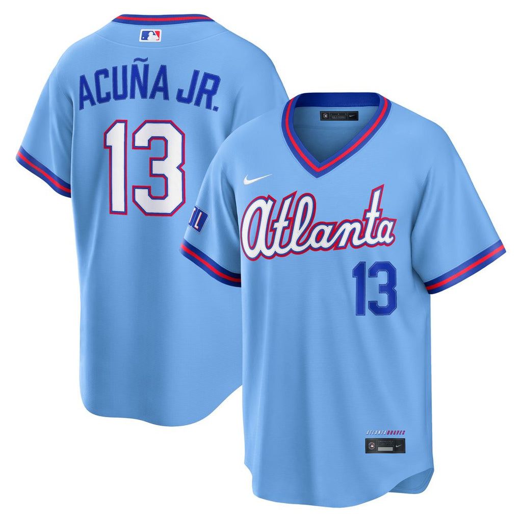 Atlanta Braves Ronald Acuña Jr. 2026 City Connect Stadium Jersey - Powder Blue
