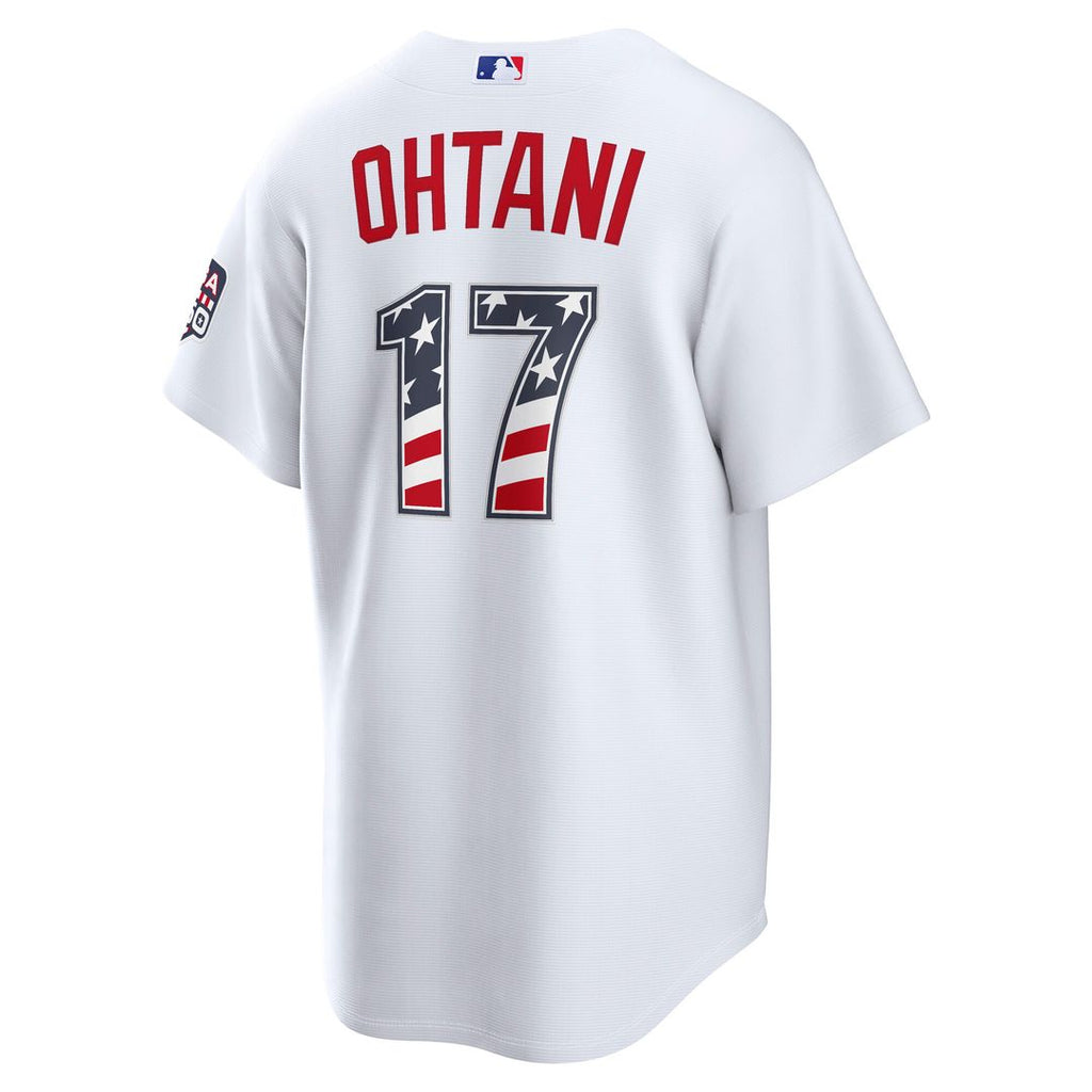 Los Angeles Dodgers Shohei Ohtani USA 250 Fourth of July Home Stadium Jersey - White