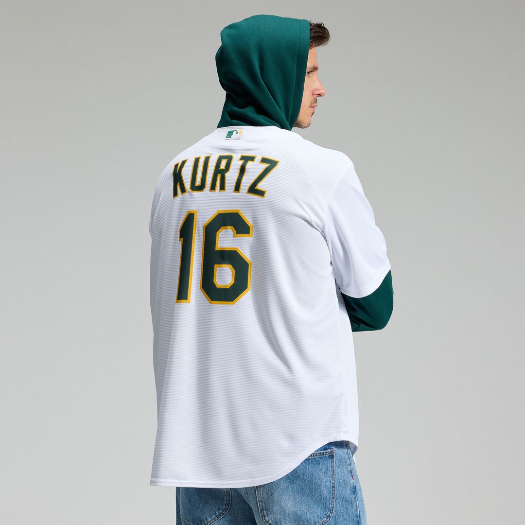 Athletics Nick Kurtz Home Replica Jersey - White