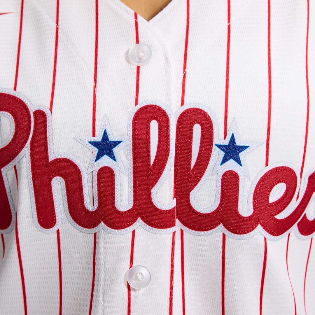 Philadelphia Phillies Women's Home Replica Team Jersey - White