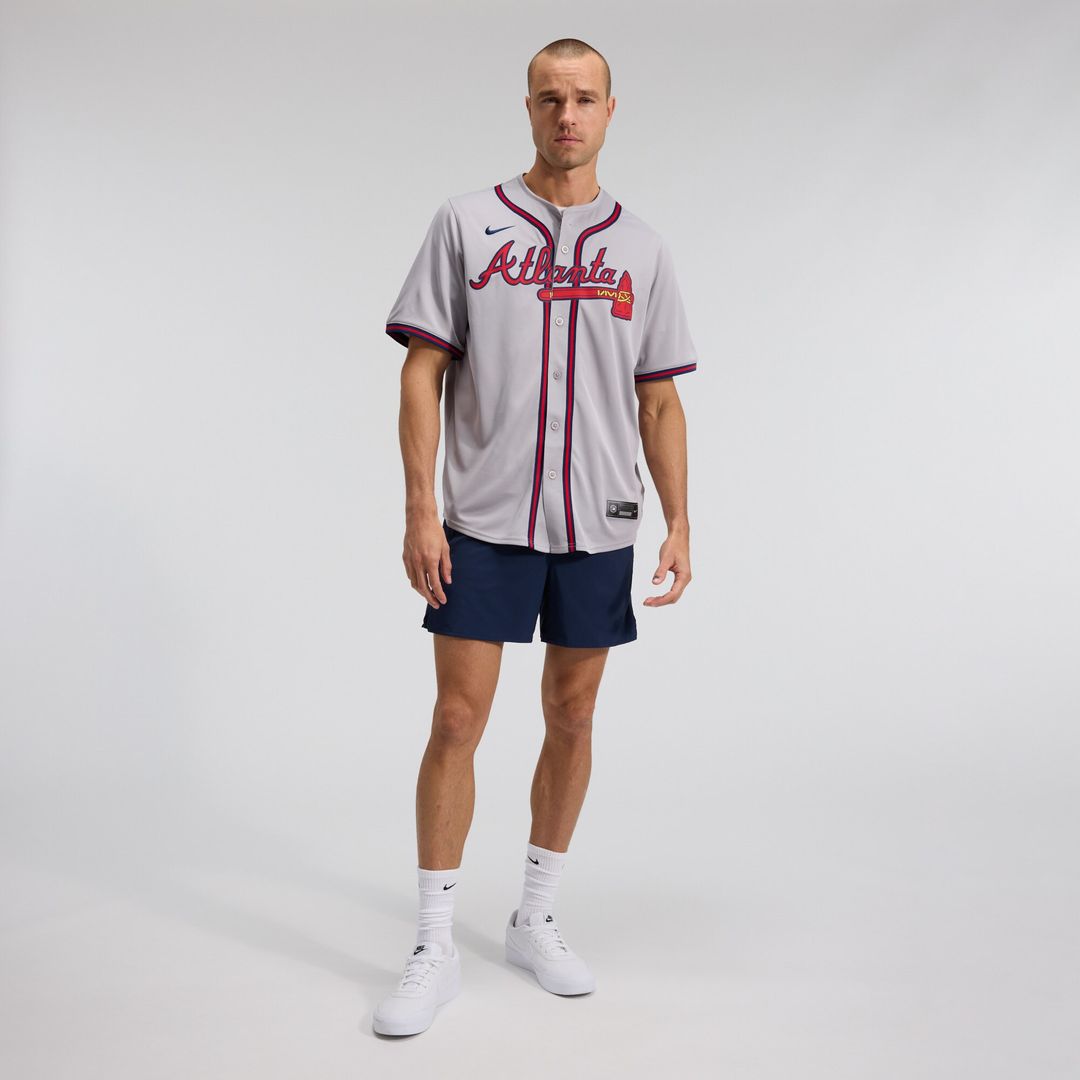 Atlanta Braves Ozzie Albies Road Limited Jersey - Gray