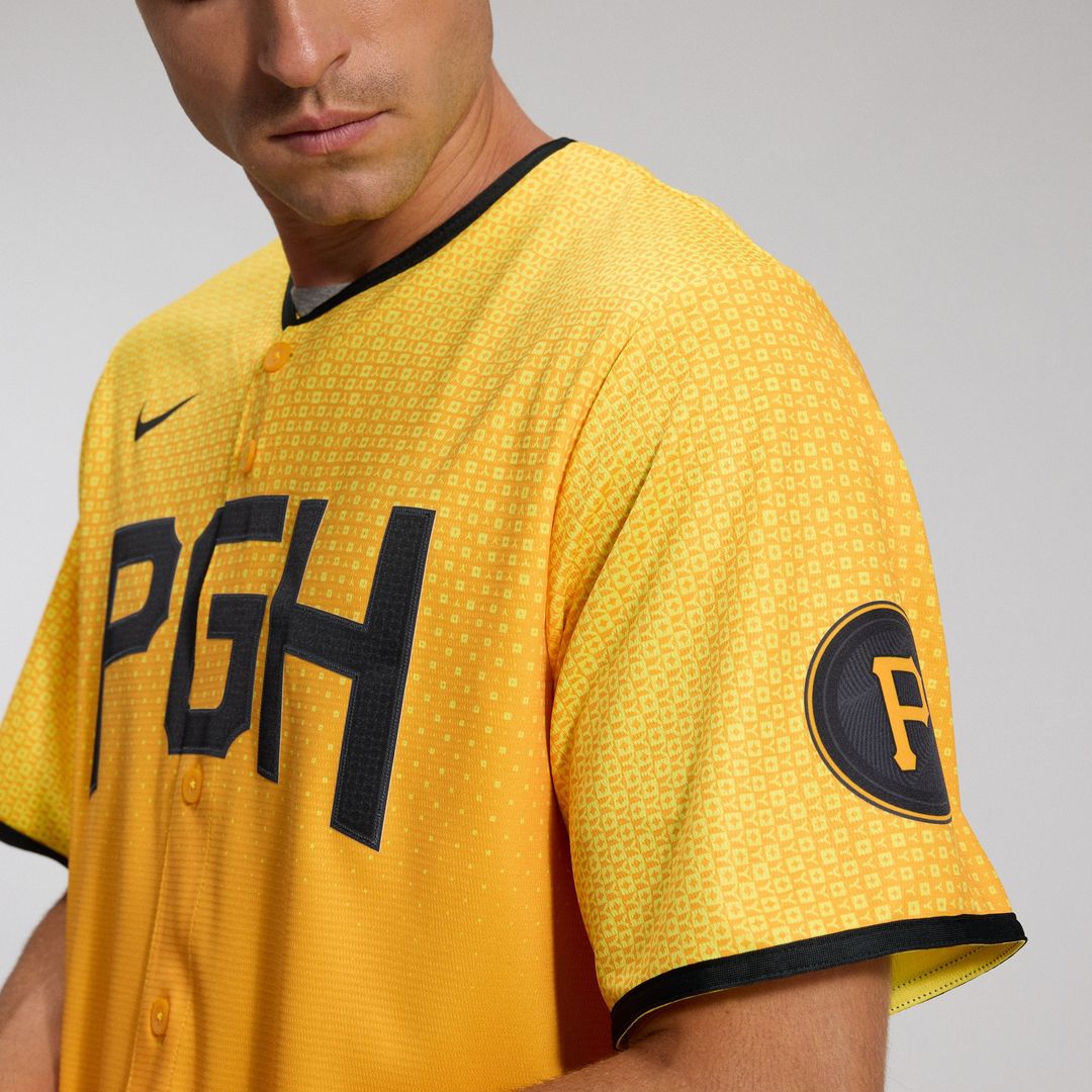 Pittsburgh Pirates City Connect Replica Jersey - Gold