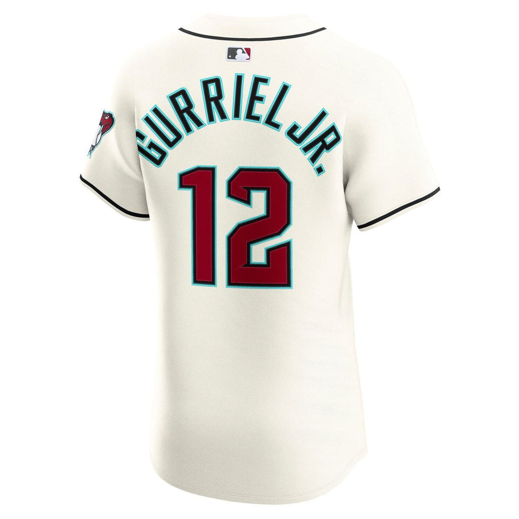 Arizona Diamondbacks Lourdes Gurriel Jr. Home Elite Jersey - Cream