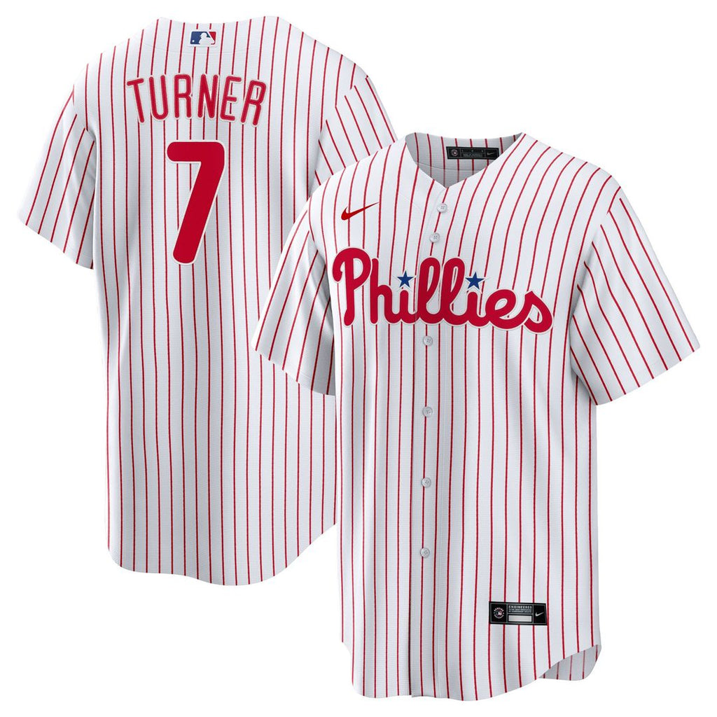 Philadelphia Phillies Trea Turner Home Replica Jersey - White