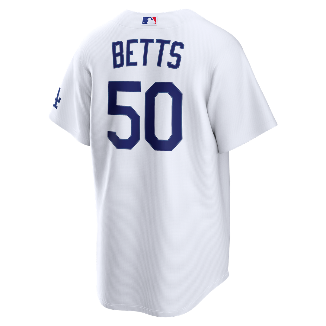 Los Angeles Dodgers Mookie Betts Home Stadium Jersey - White