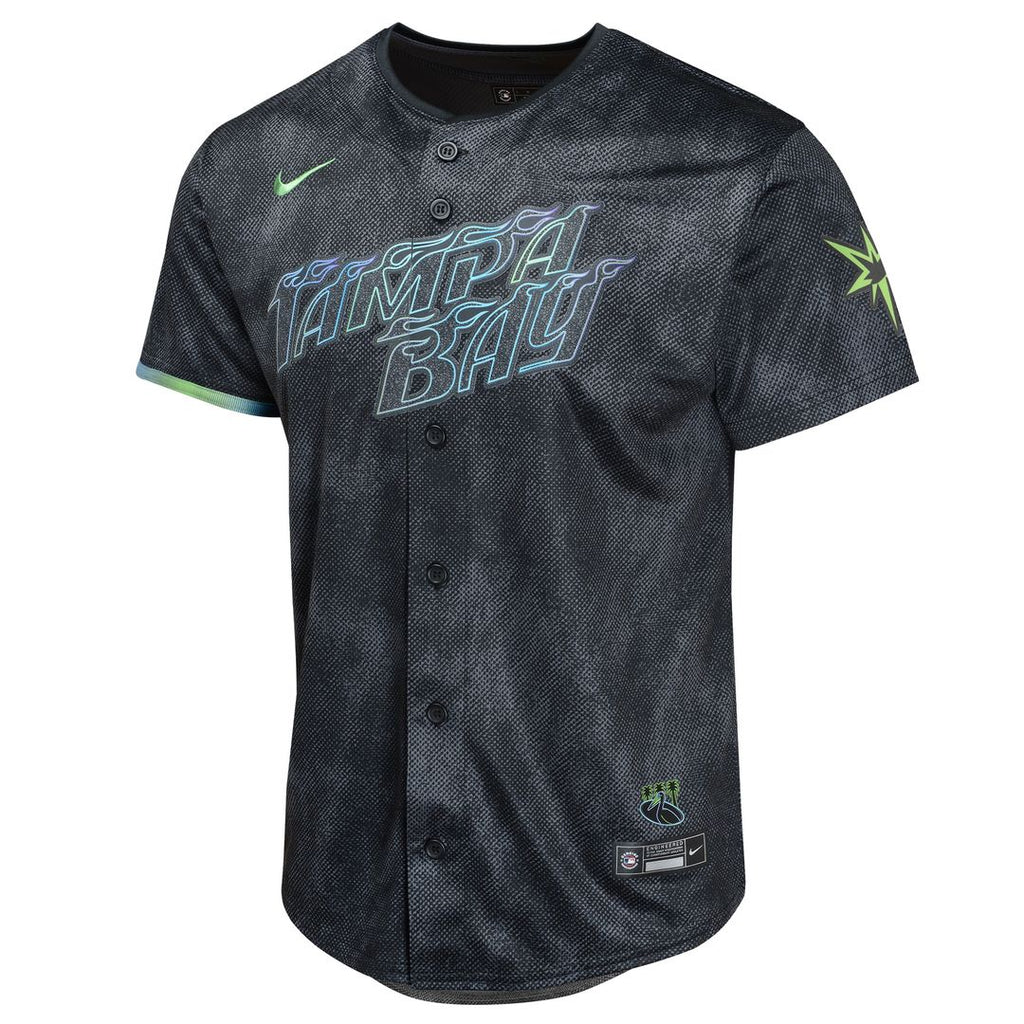 Tampa Bay Rays Shane McClanahan Youth 2024 City Connect Limited Jersey - Charcoal