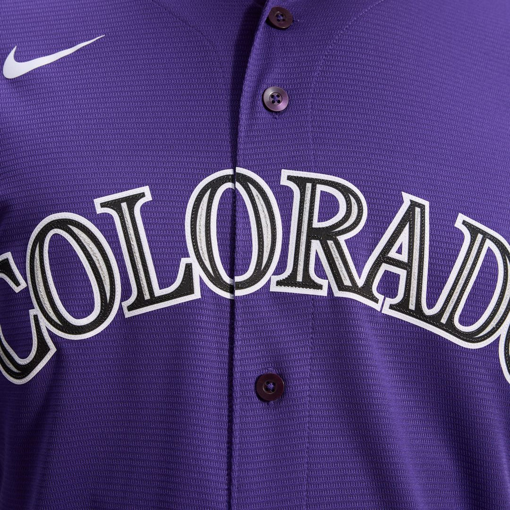 Colorado Rockies Alternate Replica Team Jersey - Purple