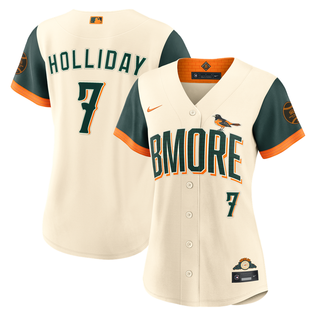 Baltimore Orioles Jackson Holliday Women's 2026 City Connect Stadium Jersey - Cream