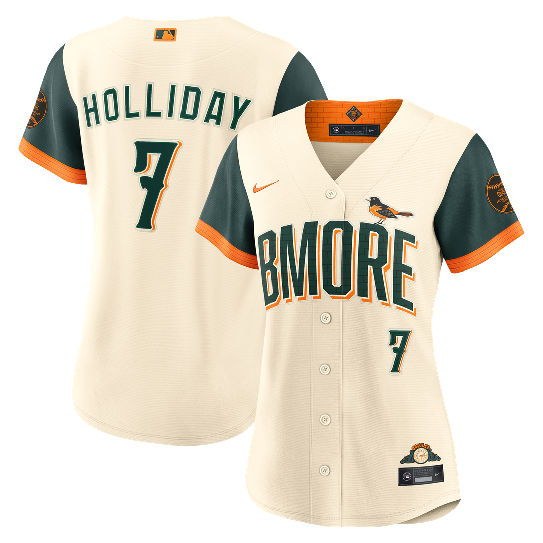 Baltimore Orioles Jackson Holliday Women's 2026 City Connect Stadium Jersey - Cream