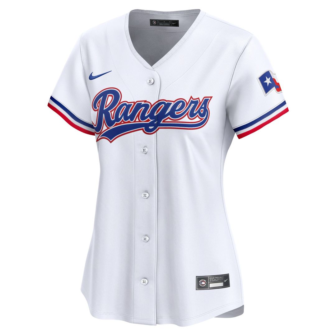 Texas Rangers Jacob deGrom Women's Home Limited Jersey - White