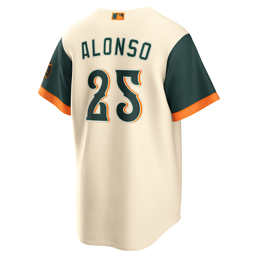Baltimore Orioles Pete Alonso 2026 City Connect Stadium Jersey - Cream
