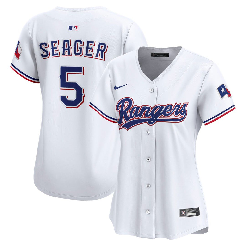 Texas Rangers Corey Seager Women's Home Limited Jersey - White