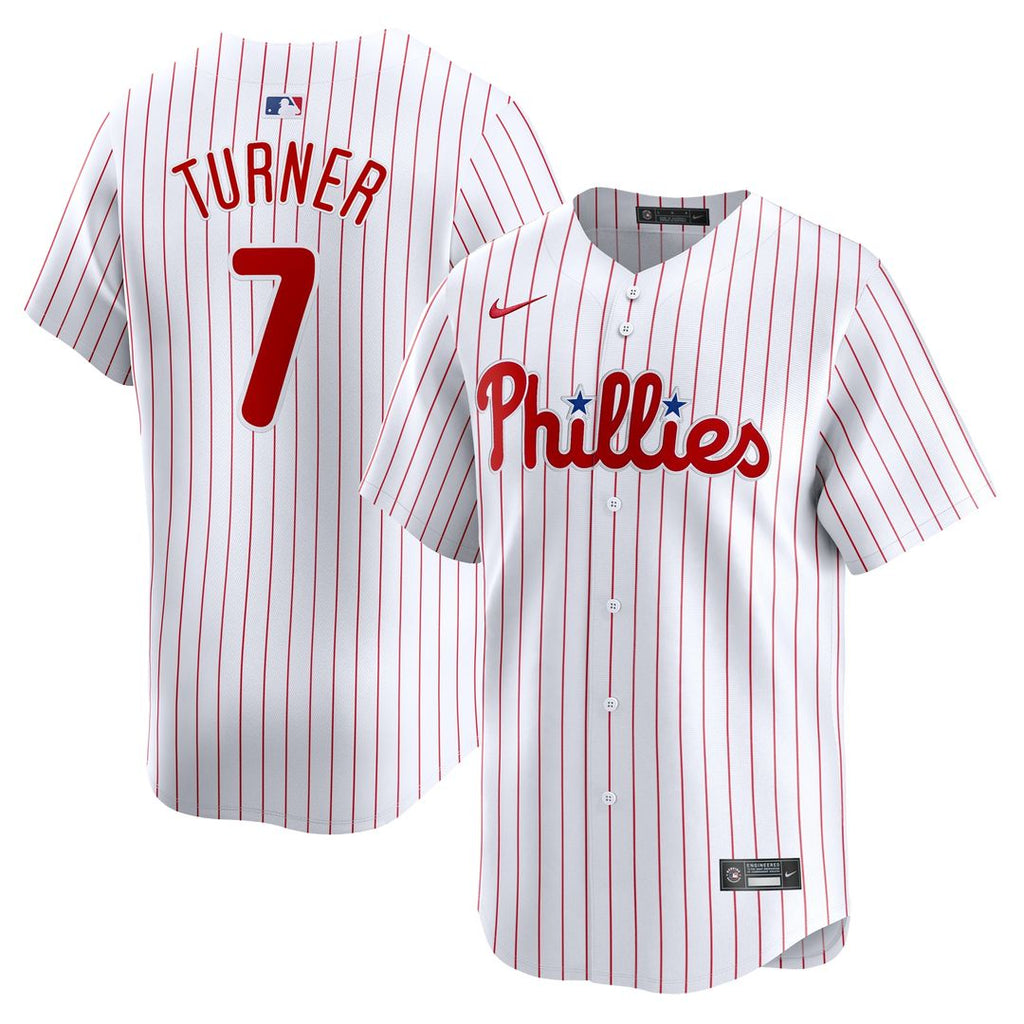 Philadelphia Phillies Trea Turner Youth Home Limited Jersey - White