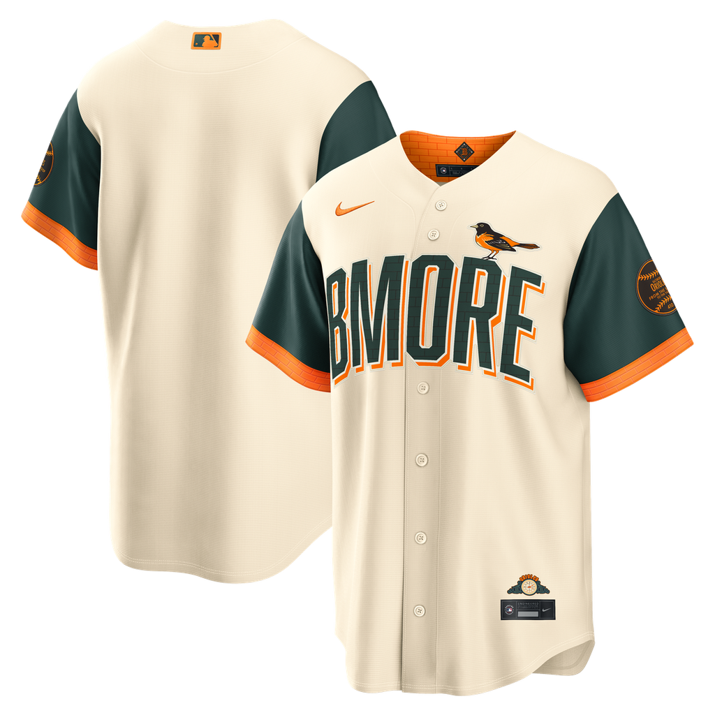 Baltimore Orioles 2026 City Connect Stadium Jersey - Cream