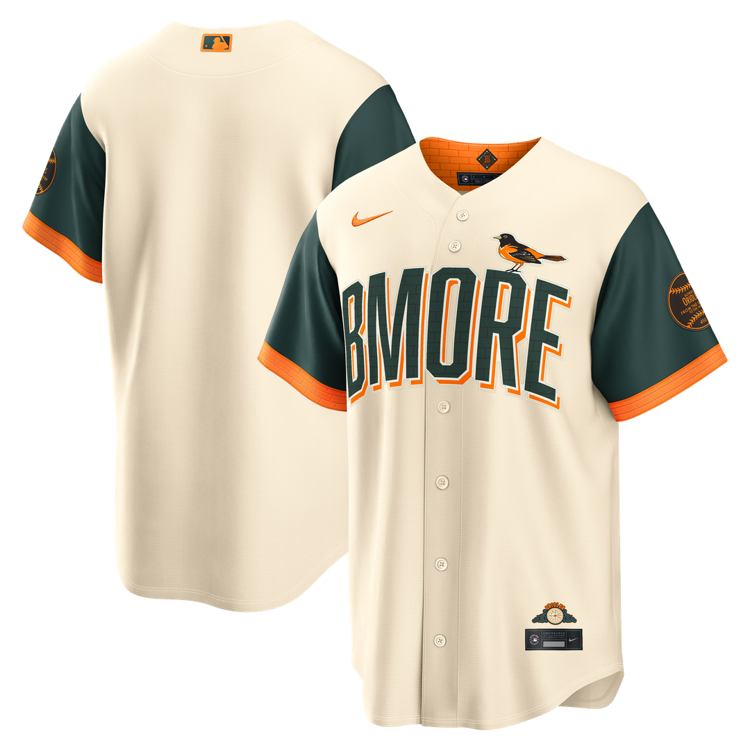 Baltimore Orioles 2026 City Connect Stadium Jersey - Cream