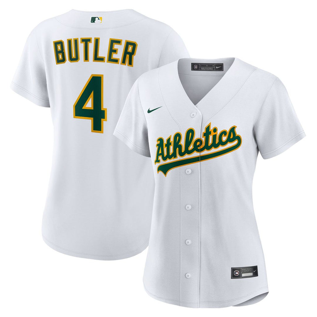 Athletics Lawrence Butler Women's Home Replica Jersey - White