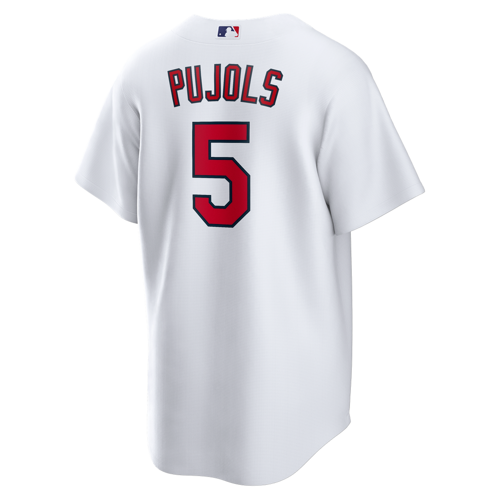 St. Louis Cardinals Albert Pujols Home Retired Replica Jersey - White