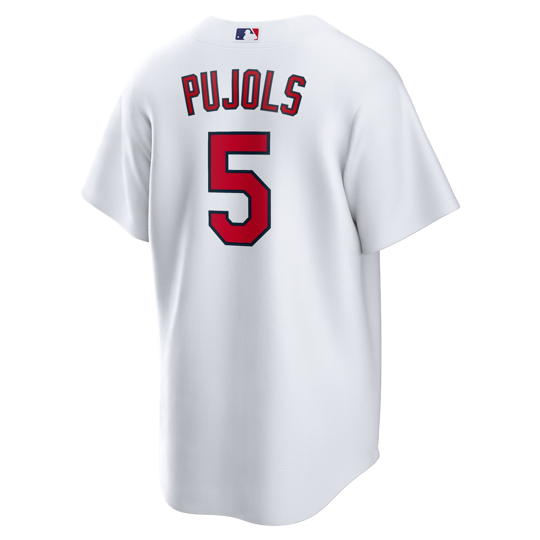 St. Louis Cardinals Albert Pujols Home Retired Replica Jersey - White