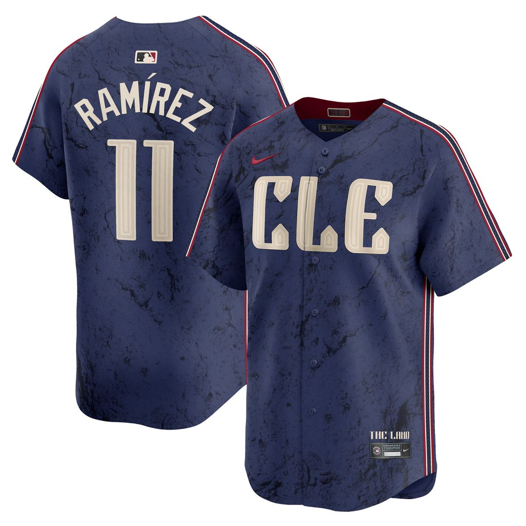 Cleveland Guardians José Ramírez City Connect Limited Jersey - Navy