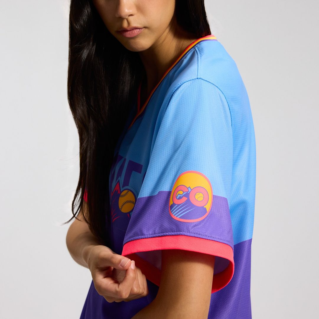 Colorado Rockies Women's 2025 City Connect Limited Jersey - Purple/Light Blue