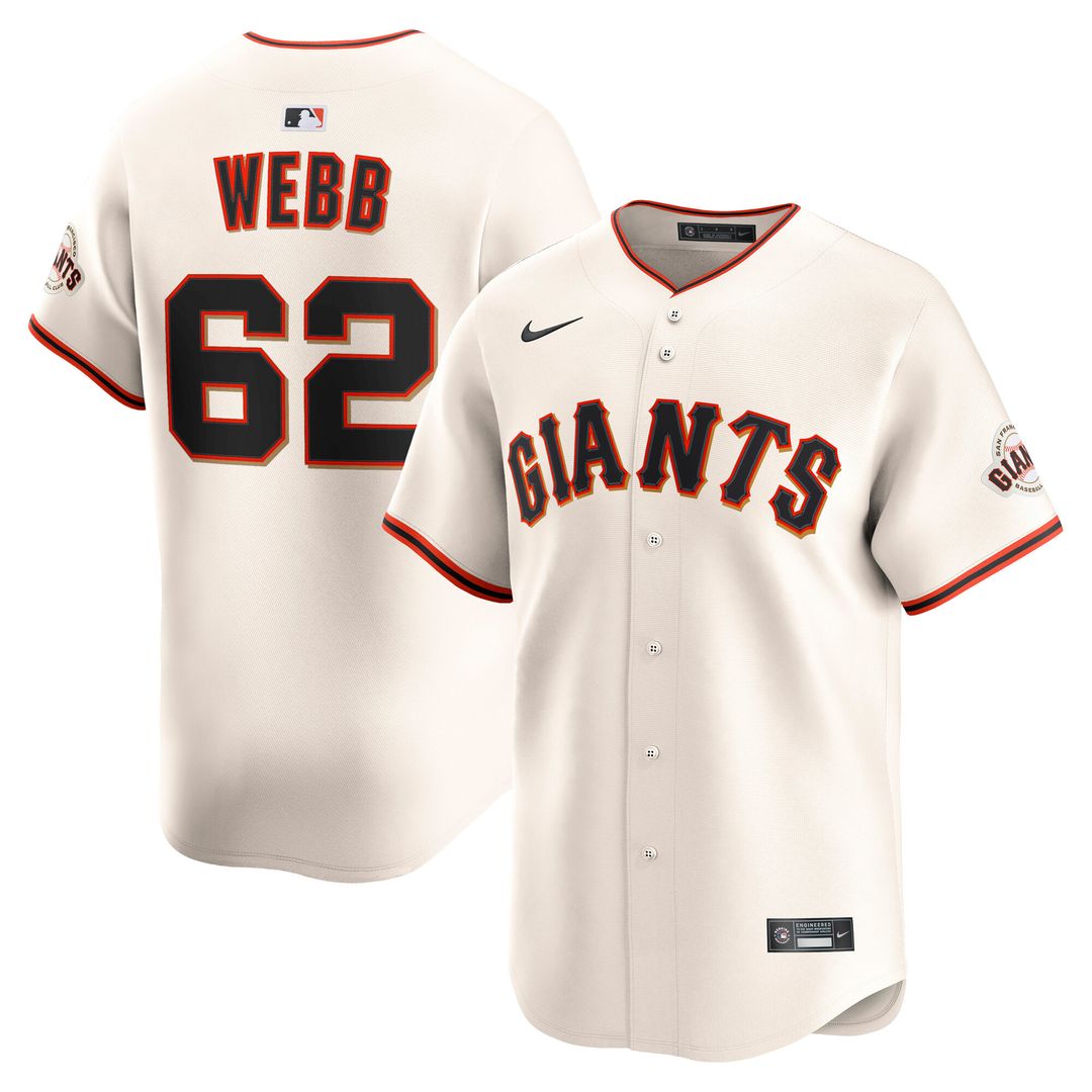 San Francisco Giants Logan Webb Home Limited Jersey - Cream