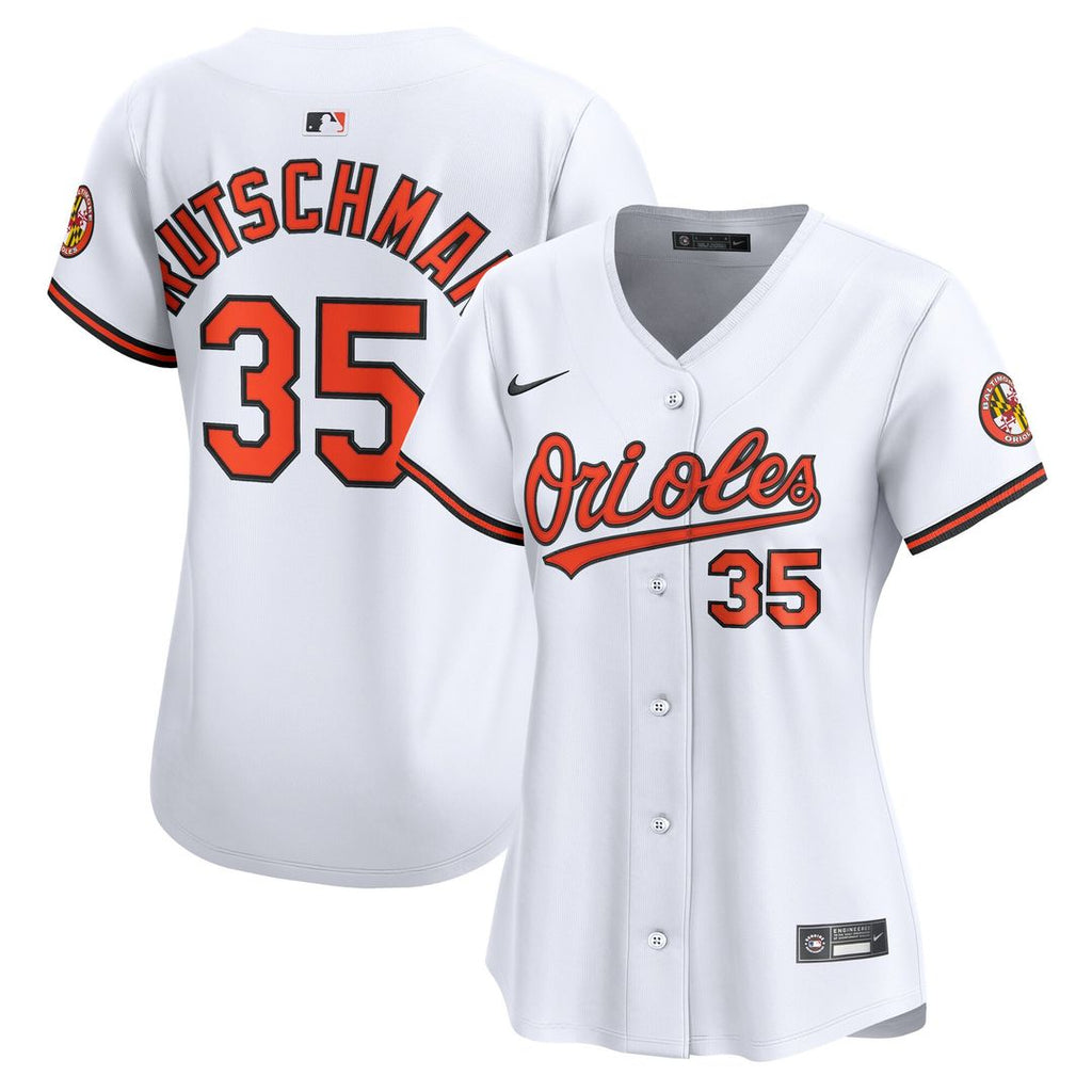 Baltimore Orioles Adley Rutschman Women's Home Limited Jersey - White