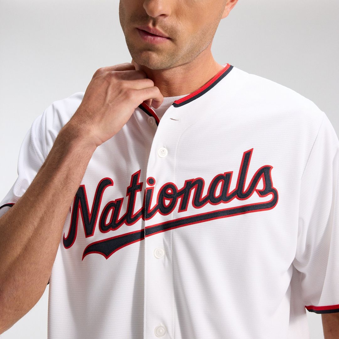 Washington Nationals CJ Abrams Home Replica Jersey - White