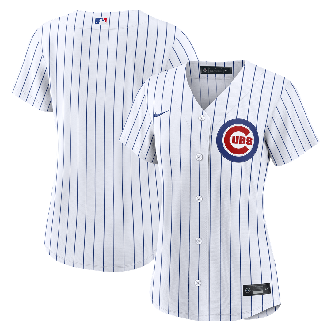 Chicago Cubs Women's Home Replica Jersey - White