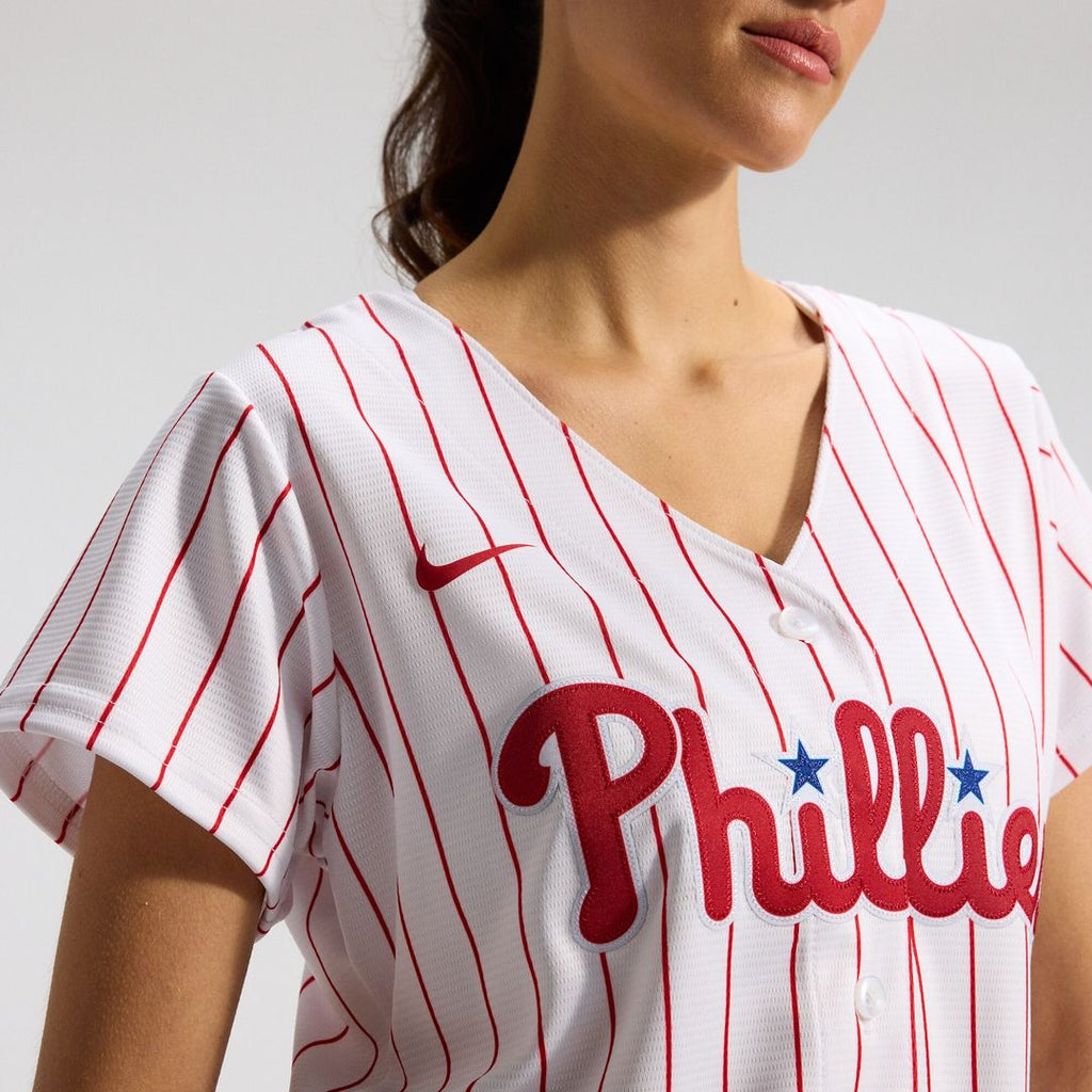 Philadelphia Phillies Women's Home Replica Team Jersey - White