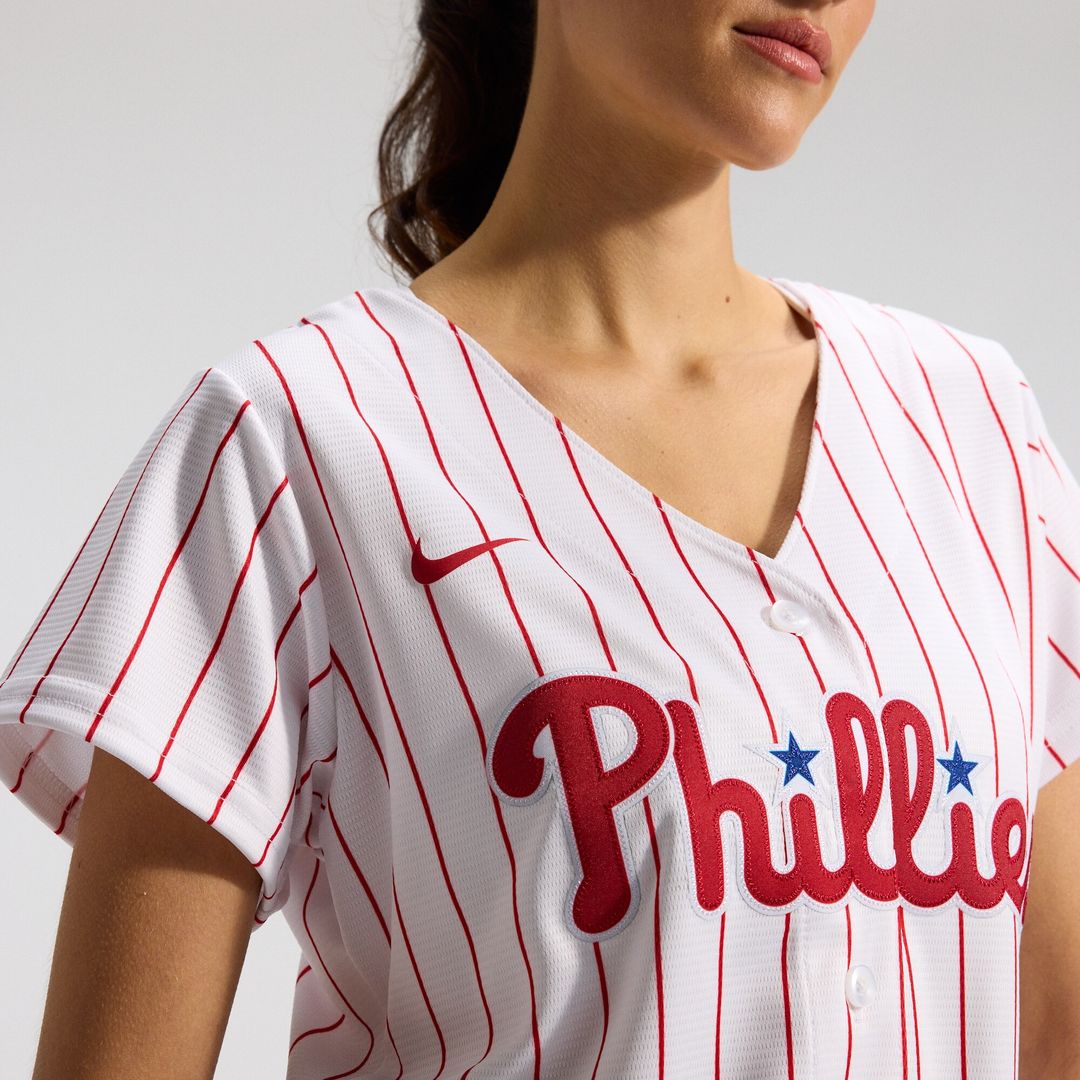 Philadelphia Phillies Women's Home Replica Team Jersey - White