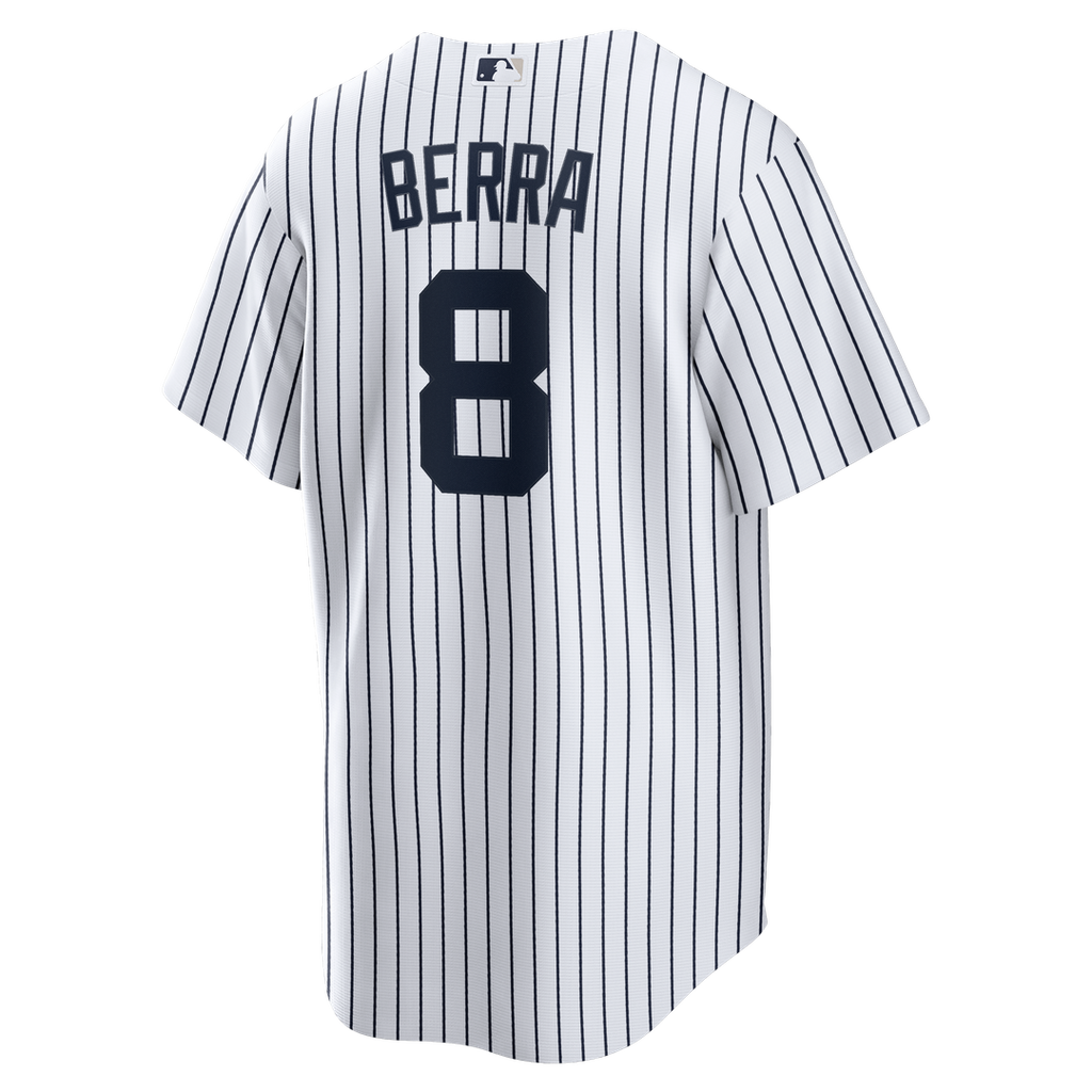 New York Yankees Yogi Berra Home Retired Replica Jersey - White