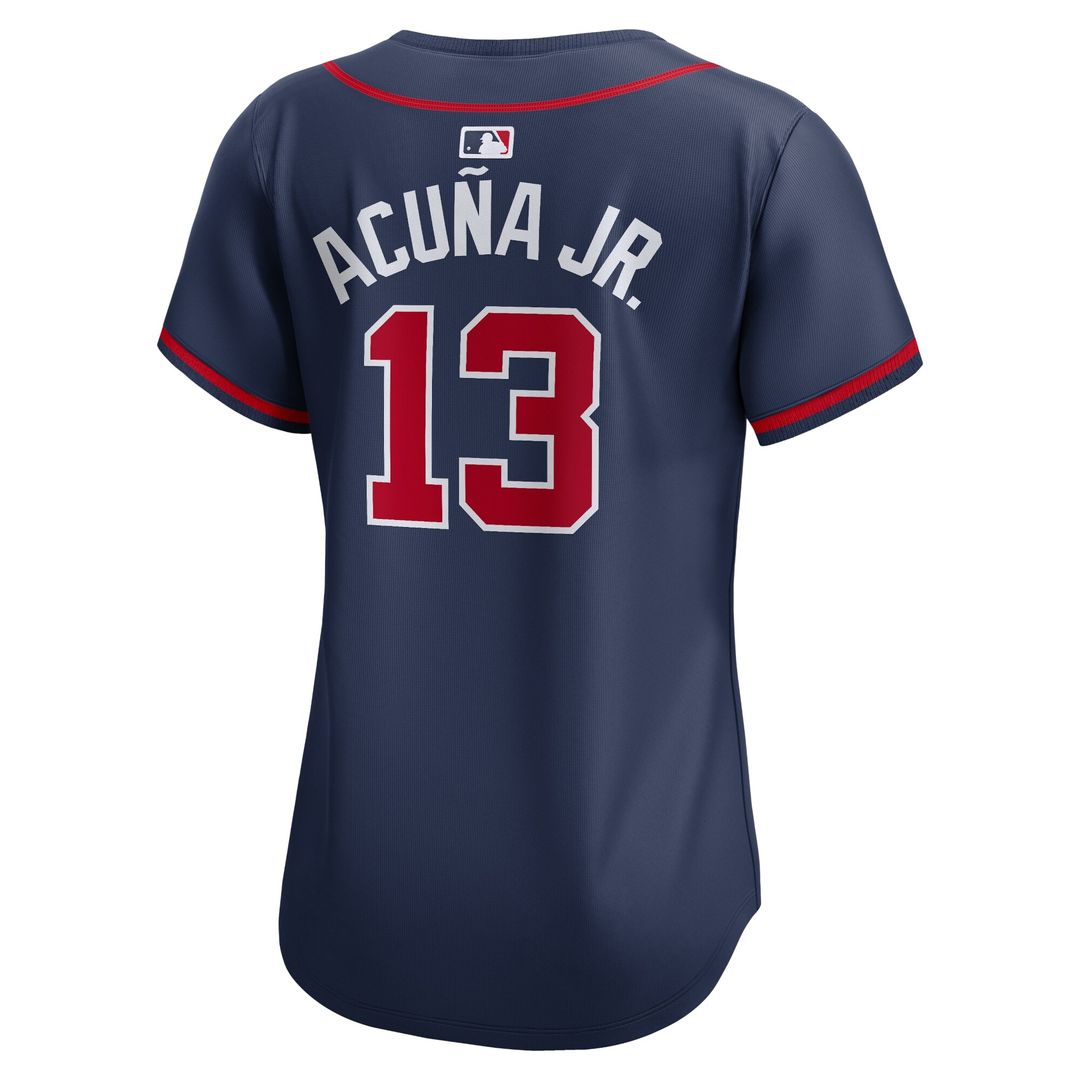 Atlanta Braves Ronald Acuña Jr. Women's Alternate Limited Jersey - Navy