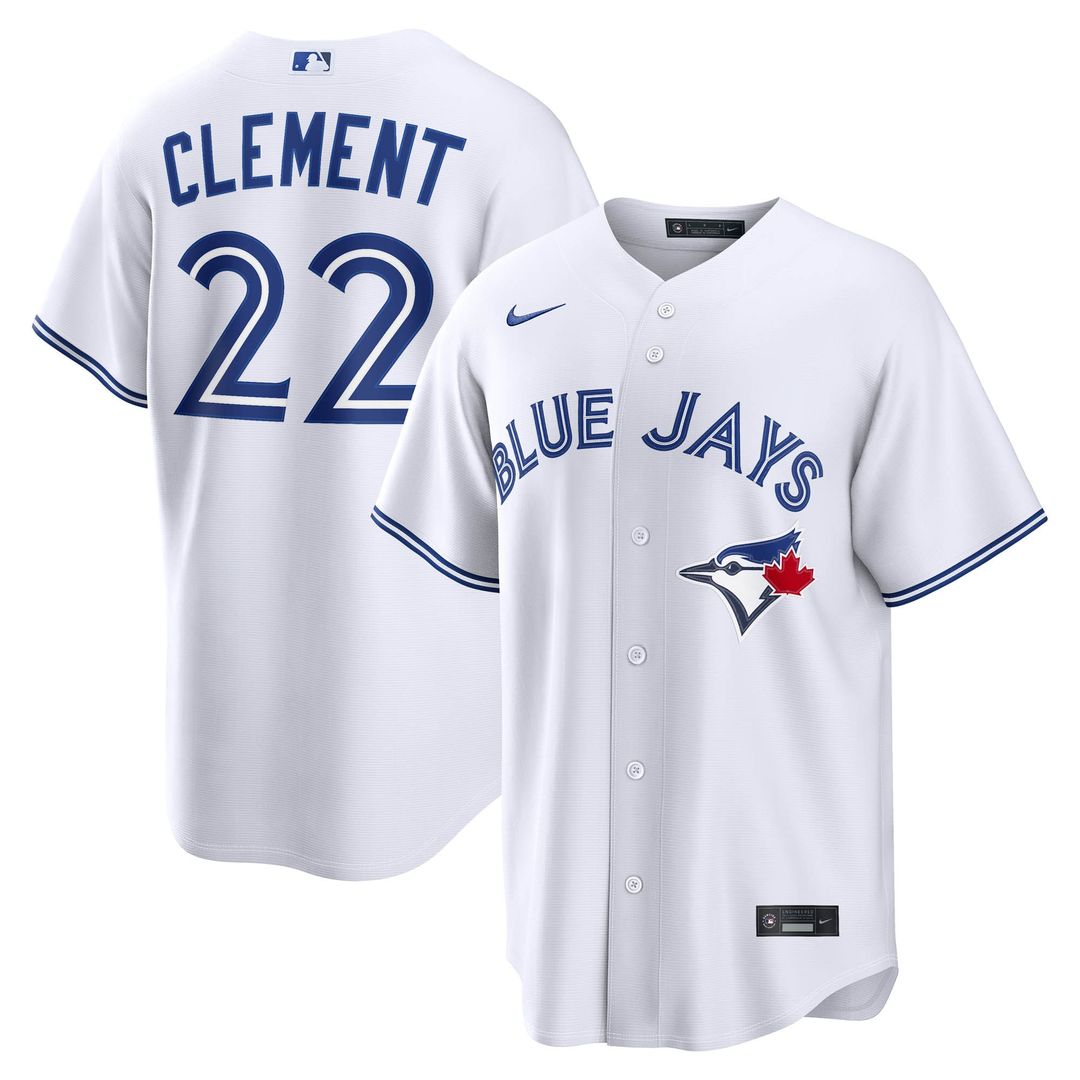 Toronto Blue Jays Ernie Clement Home Replica Jersey - White