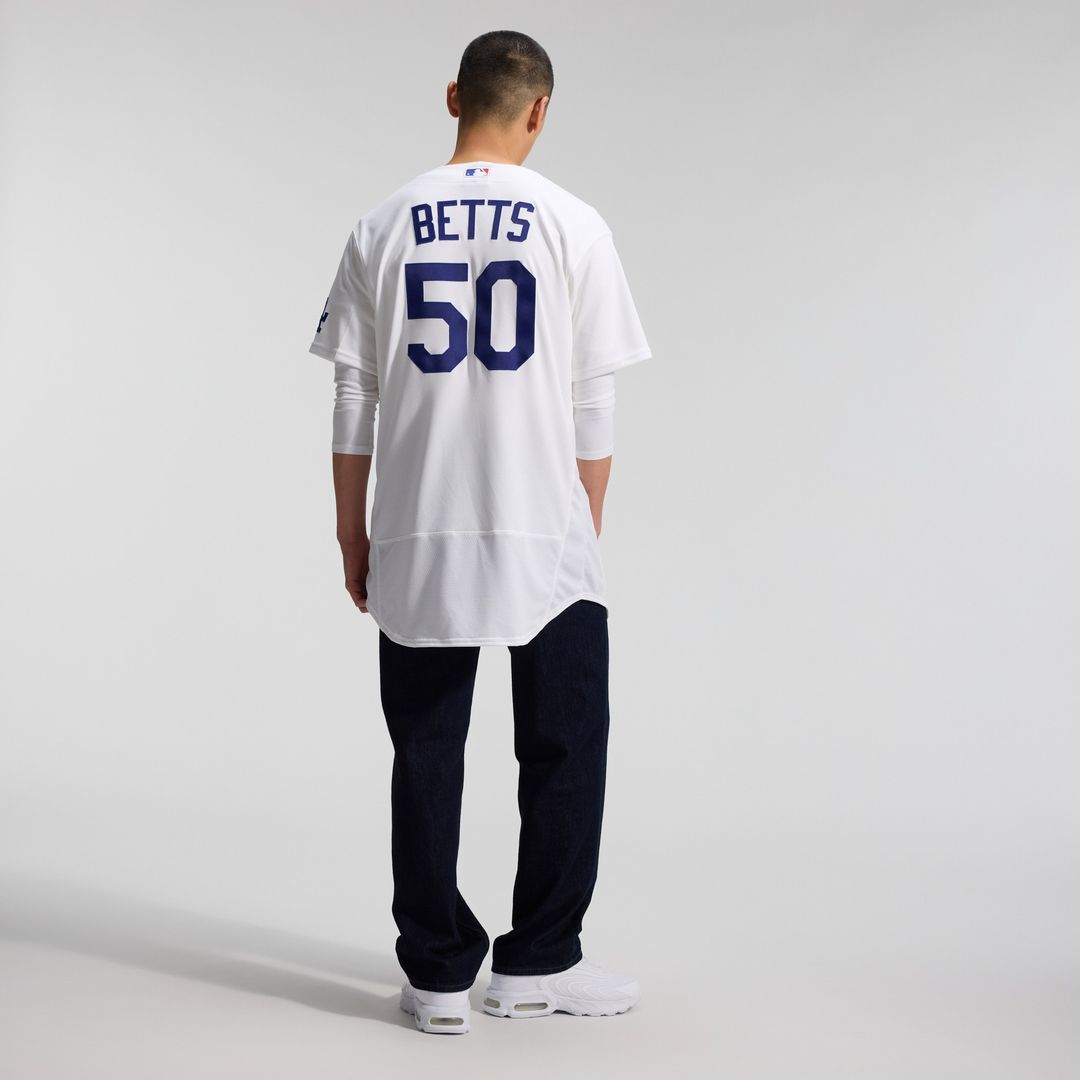 Los Angeles Dodgers Mookie Betts Home Authentic Jersey - White