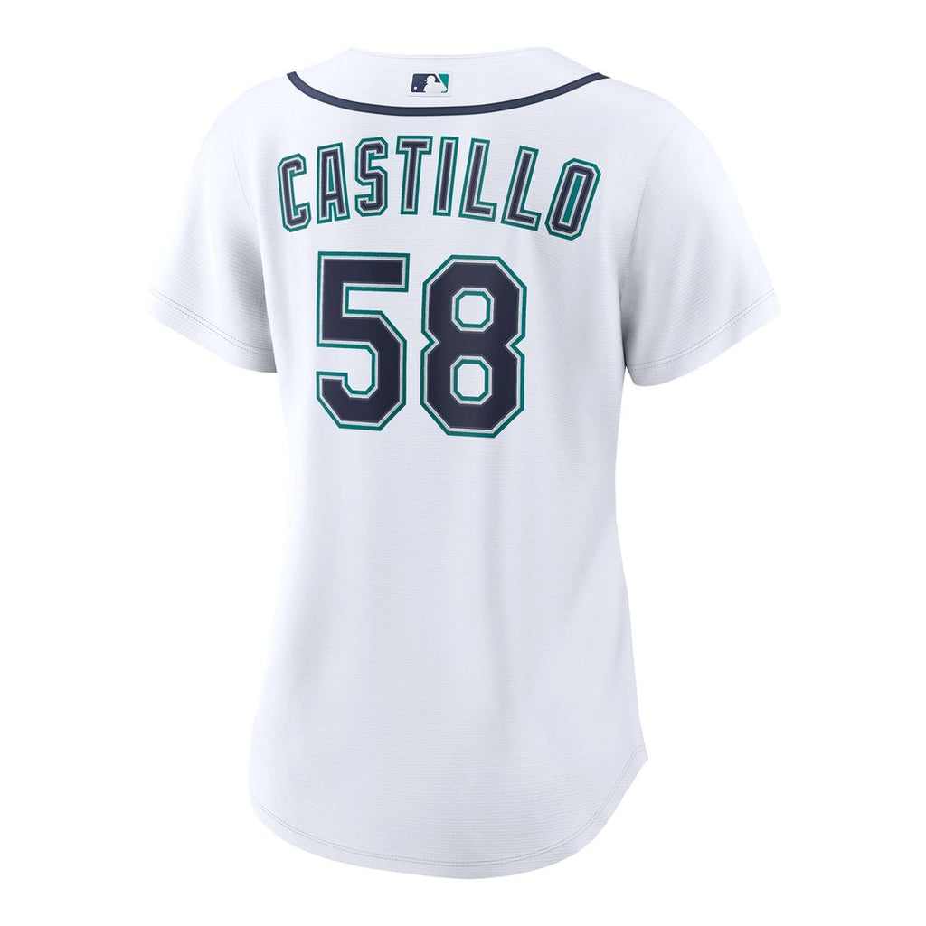 Seattle Mariners Luis Castillo Women's Home Replica Jersey - White