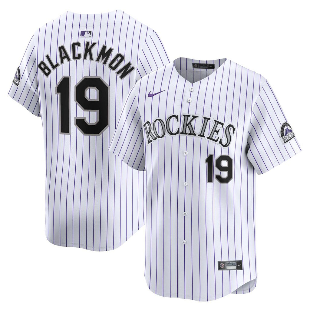 Colorado Rockies Charlie Blackmon Youth Home Limited Jersey - White