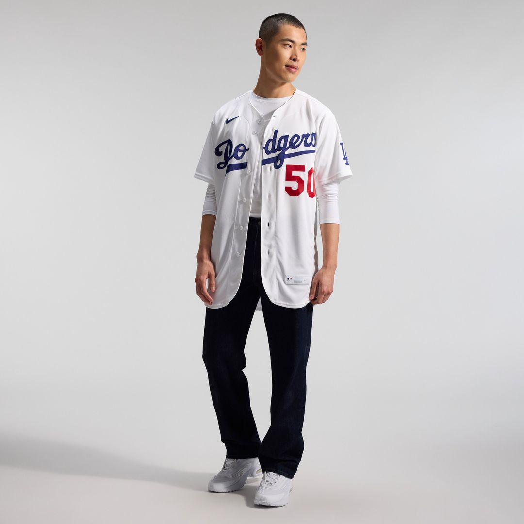 Los Angeles Dodgers Mookie Betts Home Authentic Jersey - White