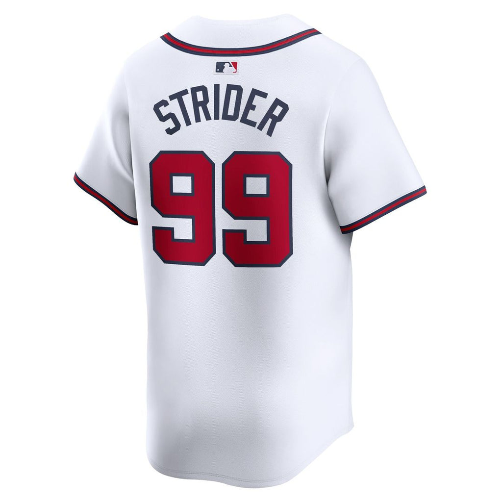 Atlanta Braves Spencer Strider Home Limited Jersey - White