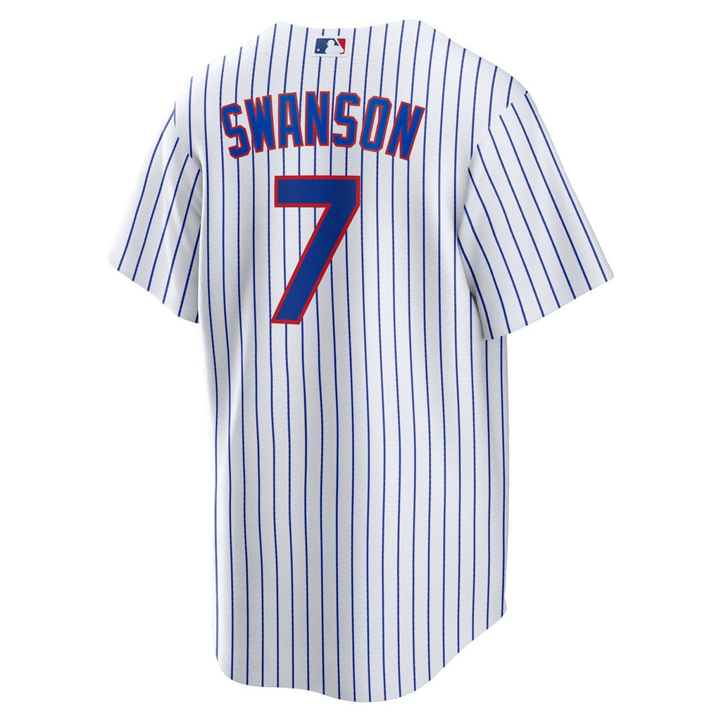 Chicago Cubs Dansby Swanson Replica Jersey - White