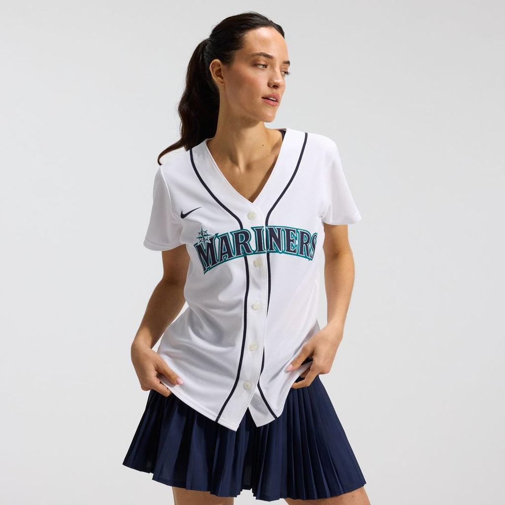 Seattle Mariners Cal Raleigh Women's Home Replica Jersey - White