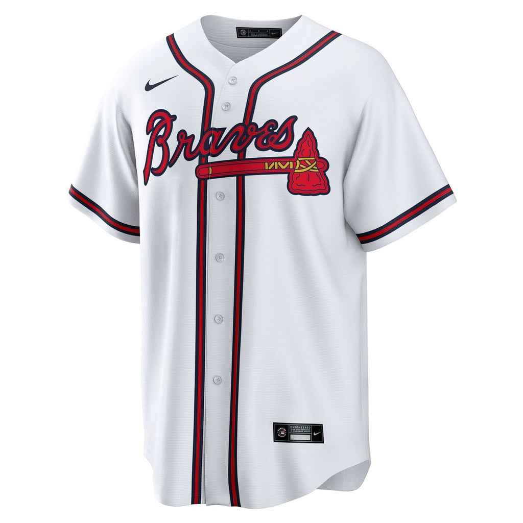 Atlanta Braves Reynaldo Lopez Home Replica Jersey - White
