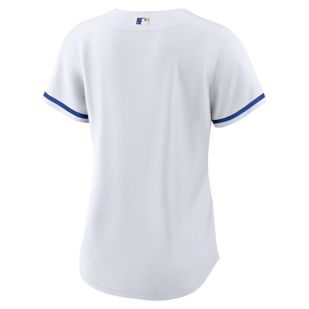 Kansas City Royals Women's Home Replica Team Logo Jersey - White