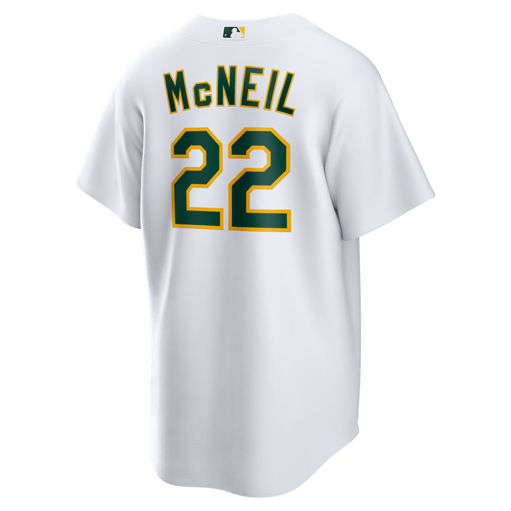 Athletics Jeff McNeil Home Replica Jersey - White