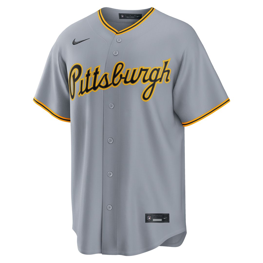 Pittsburgh Pirates Paul Skenes Road Replica Jersey - Gray