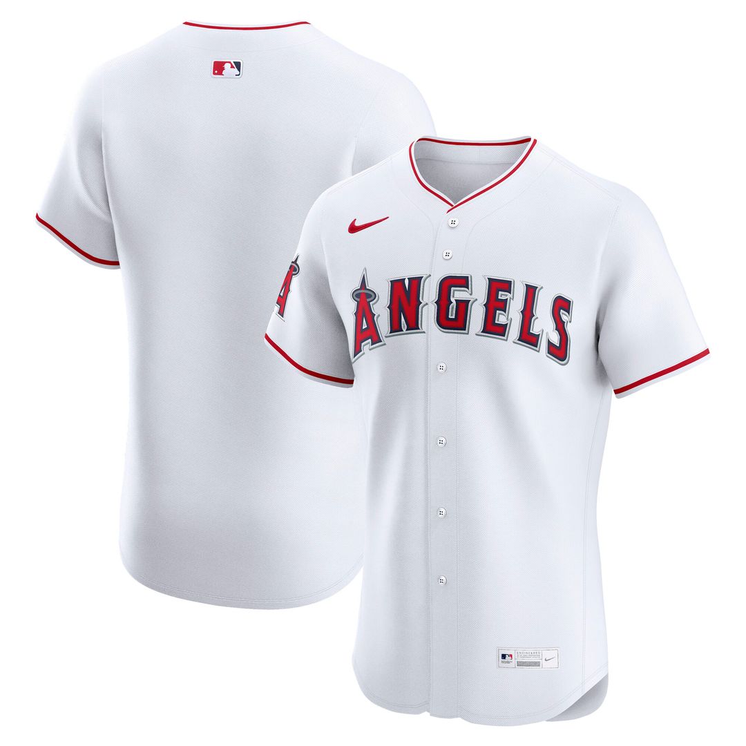 Los Angeles Angels Home Elite Jersey - White