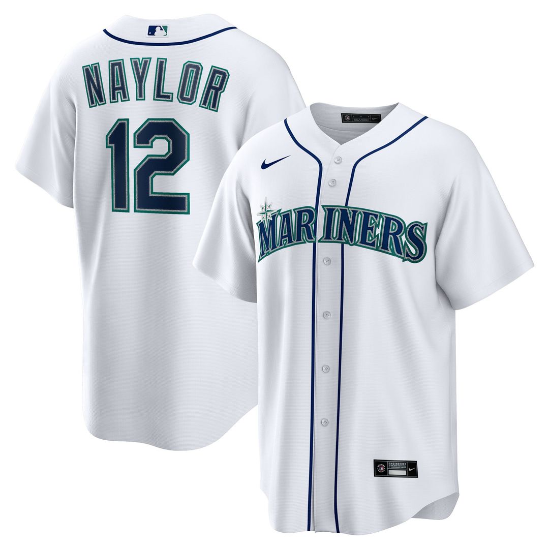 Seattle Mariners Josh Naylor Home Replica Jersey - White