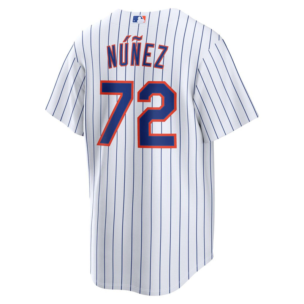 New York Mets Dedniel Núñez Home Replica Jersey - White