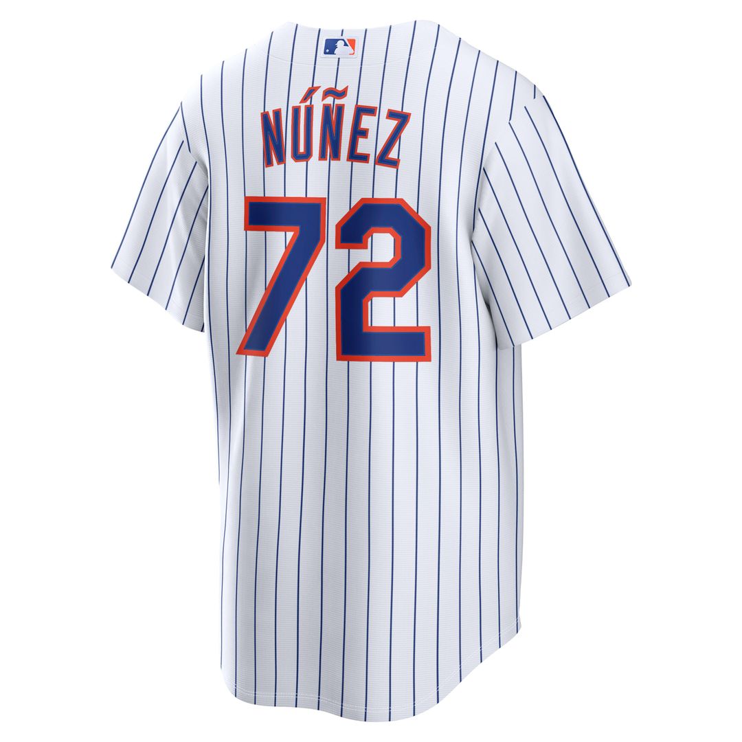 New York Mets Dedniel Núñez Home Replica Jersey - White