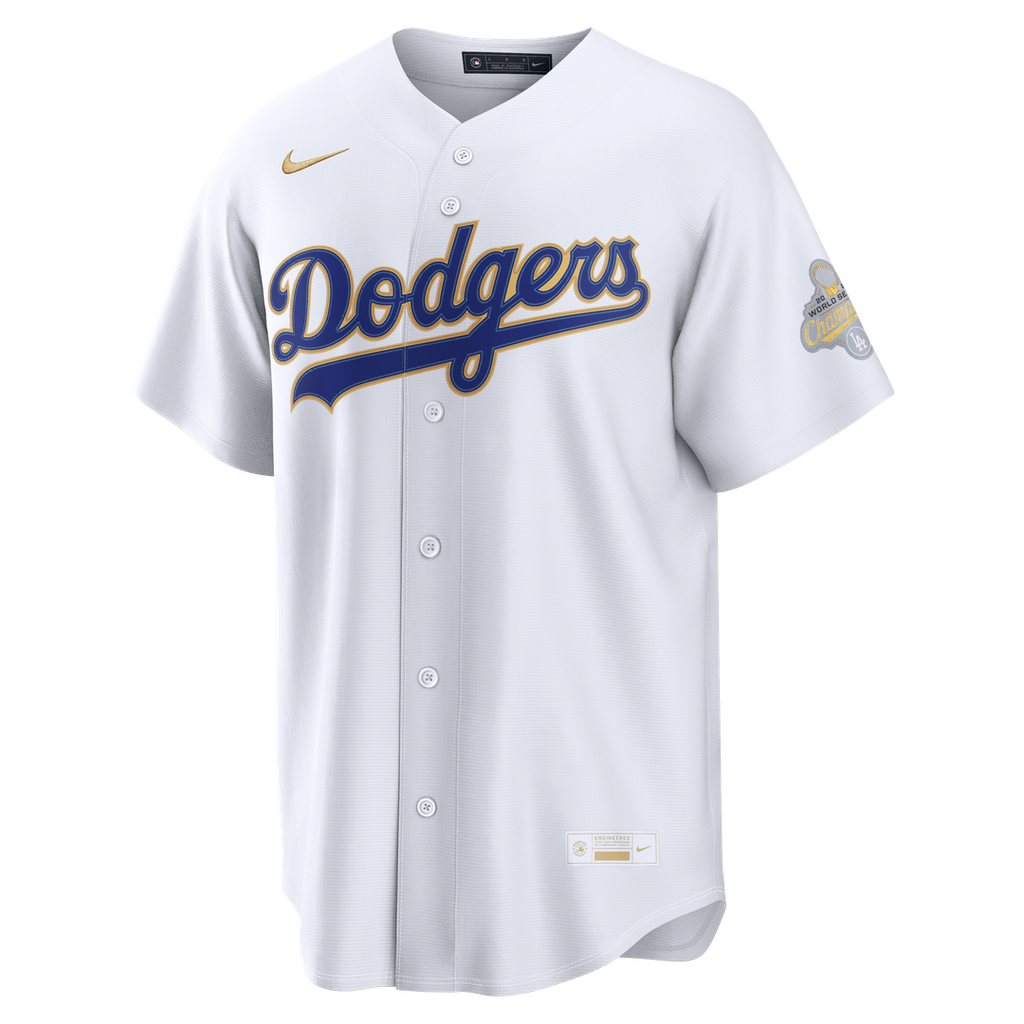 Los Angeles Dodgers 2026 Gold Collection Stadium Jersey - White