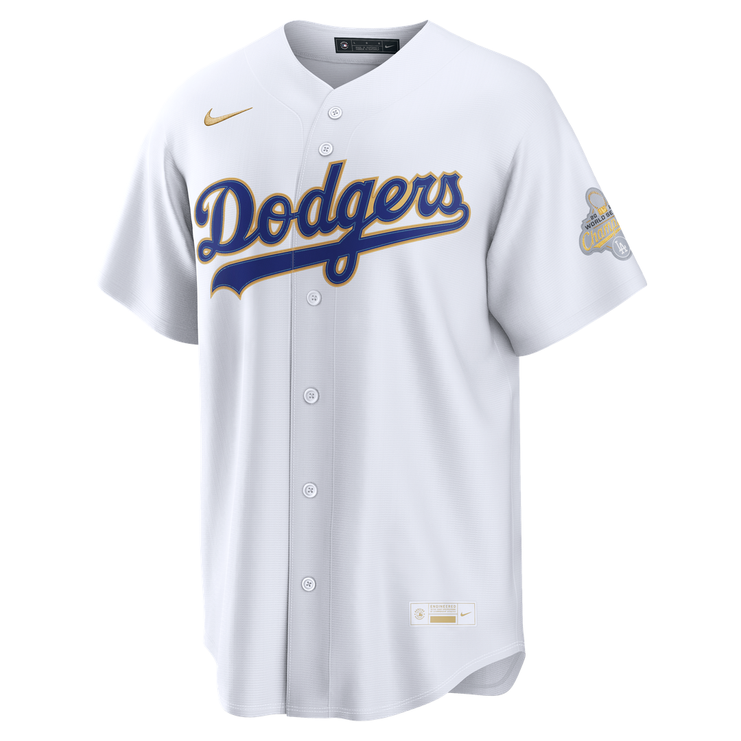 Los Angeles Dodgers 2026 Gold Collection Stadium Jersey - White